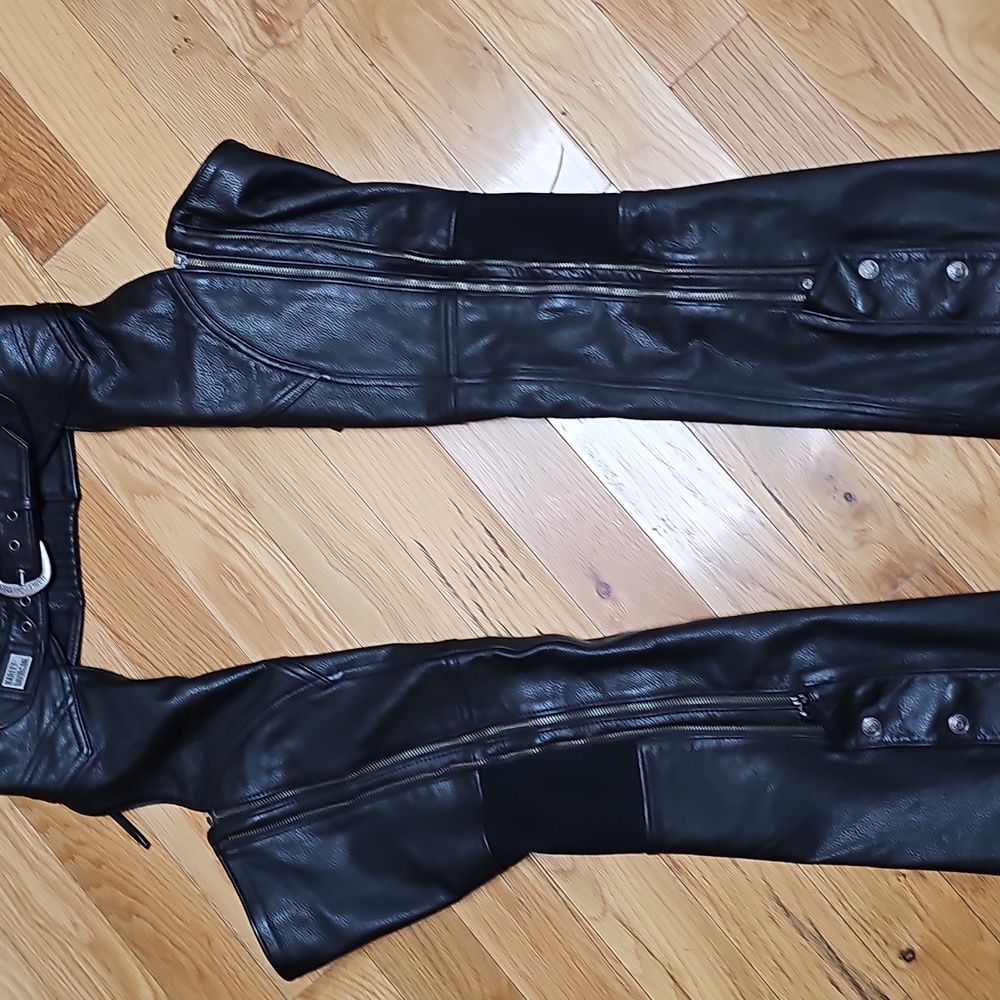 Womens Harley Davidsond Black Leather Chaps